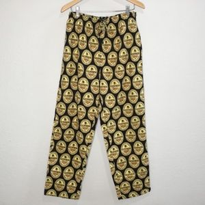Guinness merchandise flannel pajama pants.